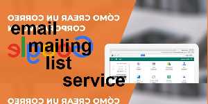 email mailing list service