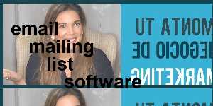email mailing list software