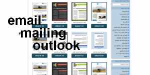 email mailing outlook