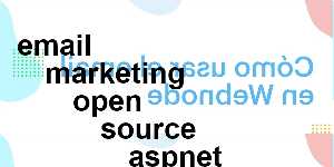 email marketing open source aspnet
