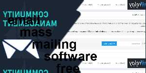 email mass mailing software free