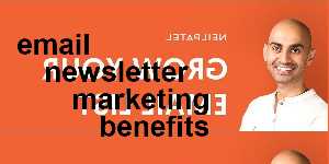 email newsletter marketing benefits