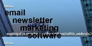 email newsletter marketing software