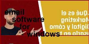 email software for windows