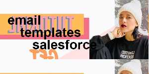 email templates salesforce