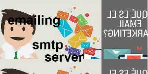 emailing  smtp server