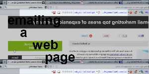 emailing a web page