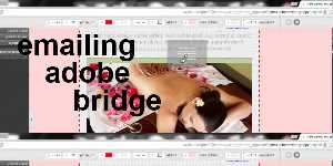 emailing adobe bridge