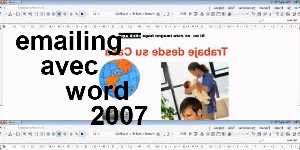 emailing avec word 2007