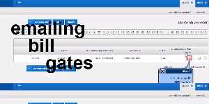emailing bill gates