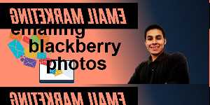 emailing blackberry photos