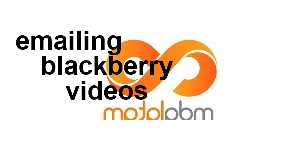 emailing blackberry videos