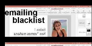 emailing blacklist