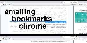 emailing bookmarks chrome