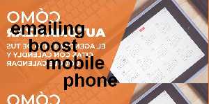 emailing boost mobile phone