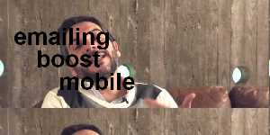 emailing boost mobile