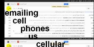 emailing cell phones us cellular
