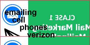 emailing cell phones verizon