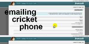 emailing cricket phone