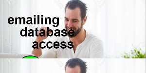 emailing database access