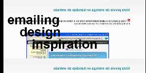 emailing design inspiration