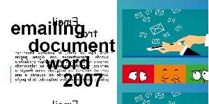 emailing document word 2007