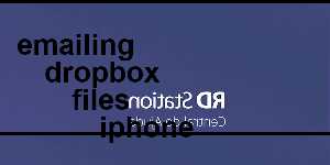 emailing dropbox files iphone