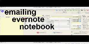 emailing evernote notebook