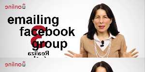 emailing facebook group