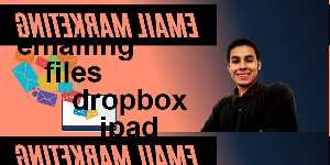 emailing files dropbox ipad