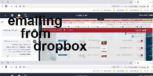 emailing from dropbox