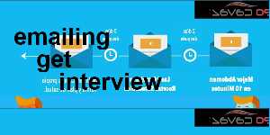 emailing get interview