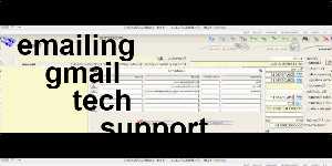 emailing gmail tech support