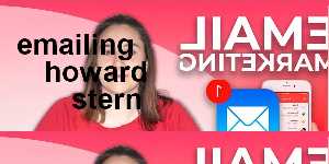 emailing howard stern
