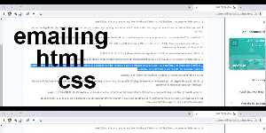 emailing html css