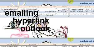 emailing hyperlink outlook