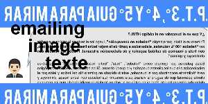 emailing image texte