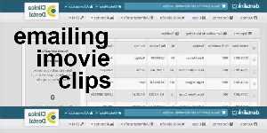emailing imovie clips