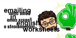 emailing in english worksheets