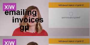 emailing invoices gp