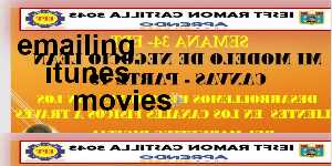 emailing itunes movies
