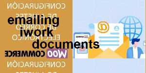 emailing iwork documents