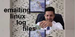 emailing linux log files