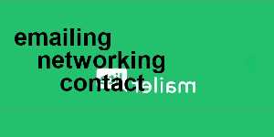 emailing networking contact