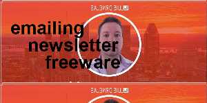 emailing newsletter freeware