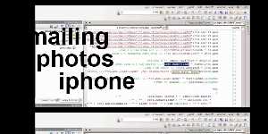 emailing photos iphone