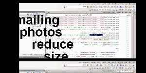 emailing photos reduce size