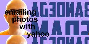 emailing photos with yahoo
