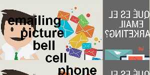 emailing picture bell cell phone