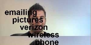 emailing pictures verizon wireless phone